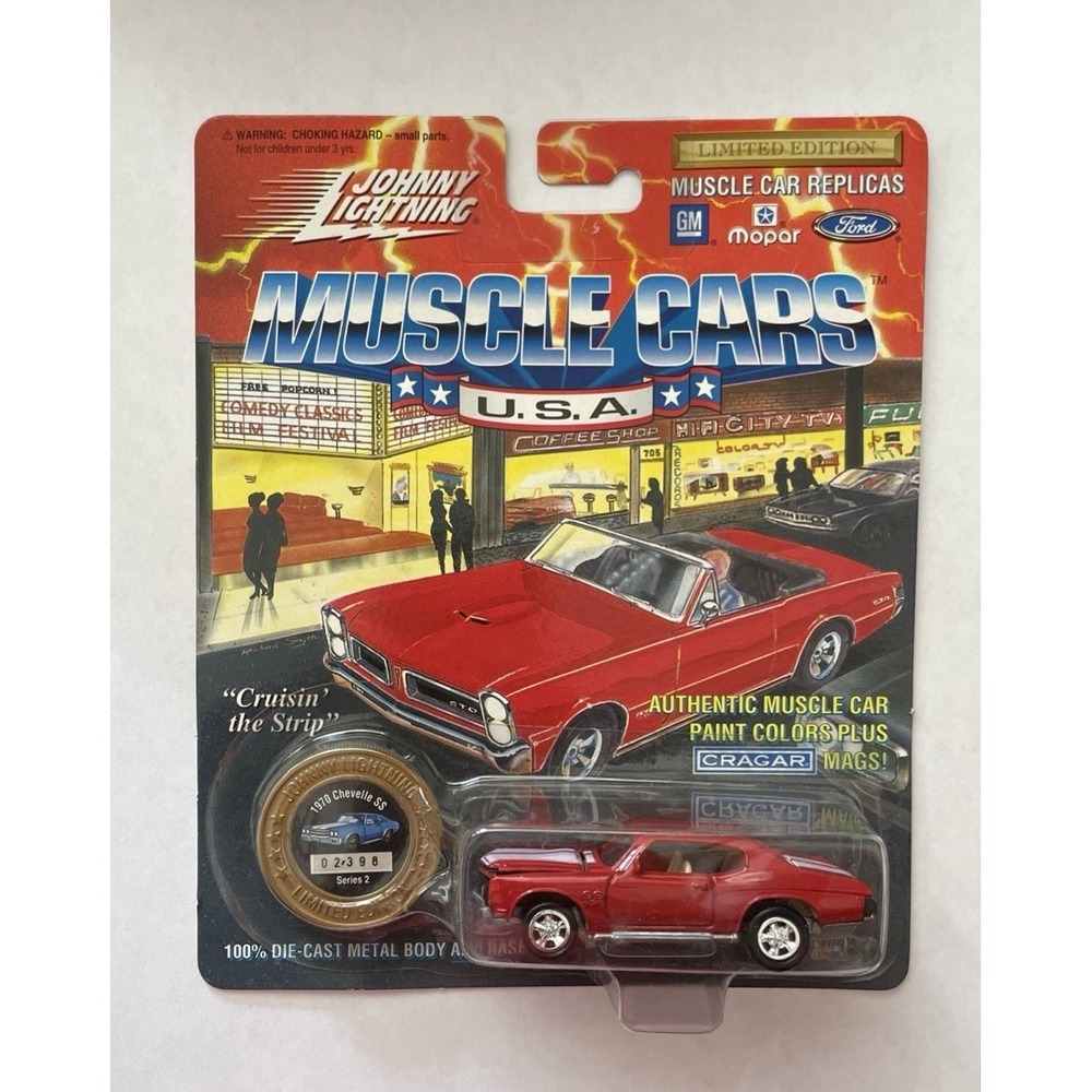 1994 Johnny Lightning Muscle Cars USA Tor-Red 1970 Chevy Chevelle SS Series 1